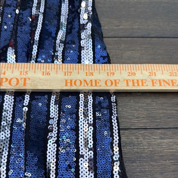 Anthropologie Maeve Sleeveless Sequin Stripe Midi Dress Size Small - Picture 6 of 14